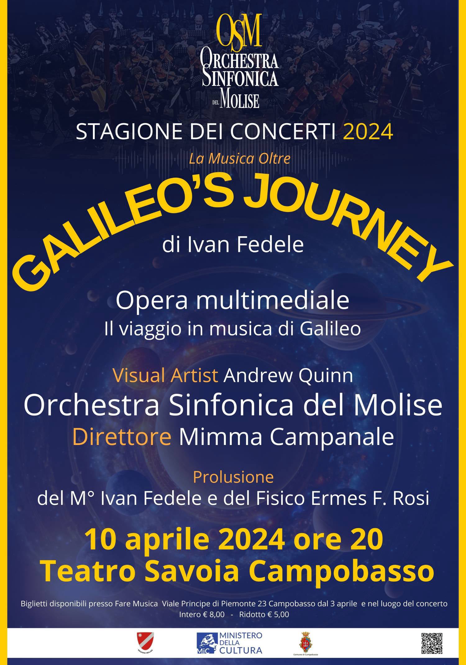 OSM Stagione Concertistica 2024 - GALILEO'S JOURNEY