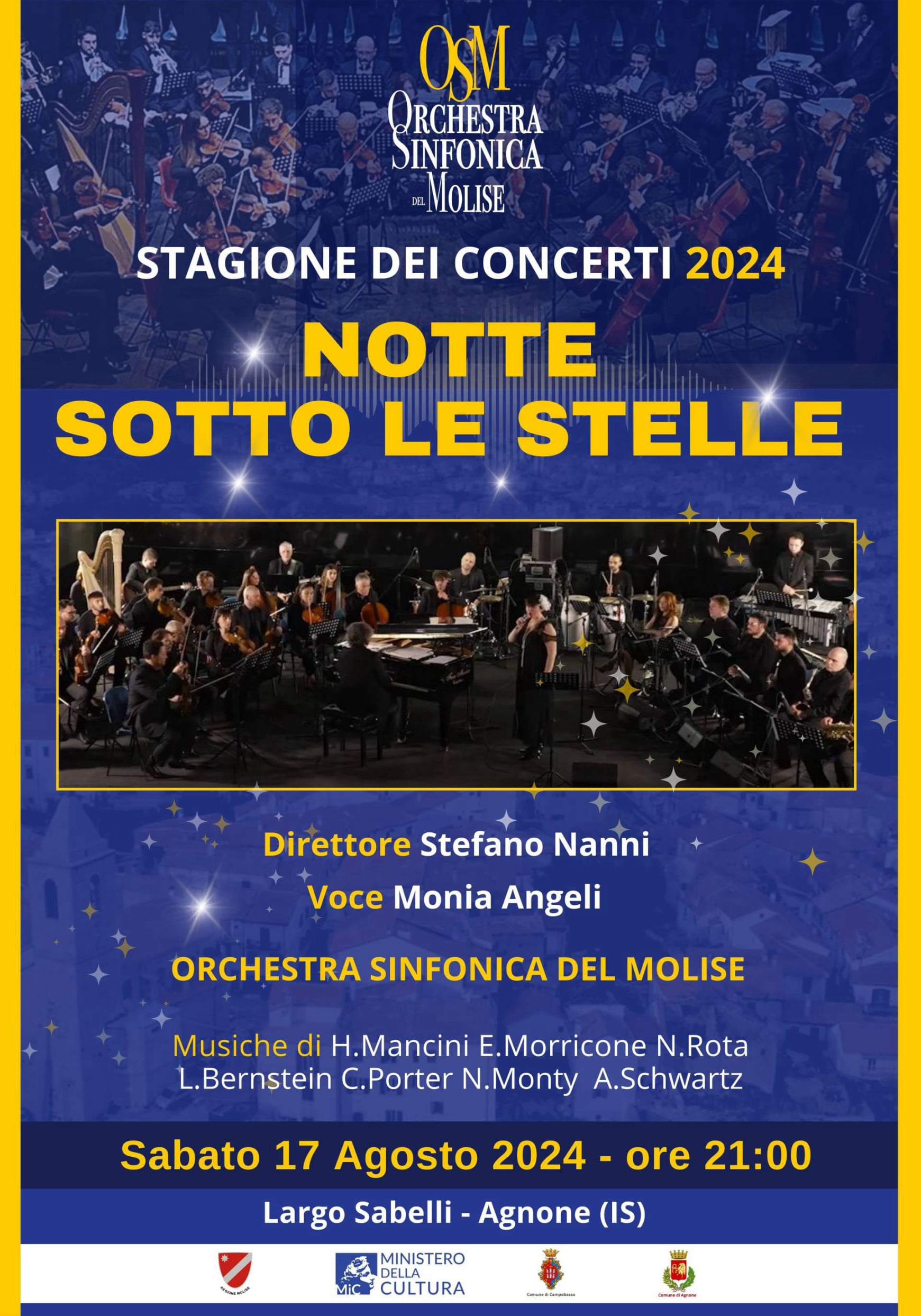 OSM Stagione Concertistica 2024 - Notte sotto le stelle - Agnone