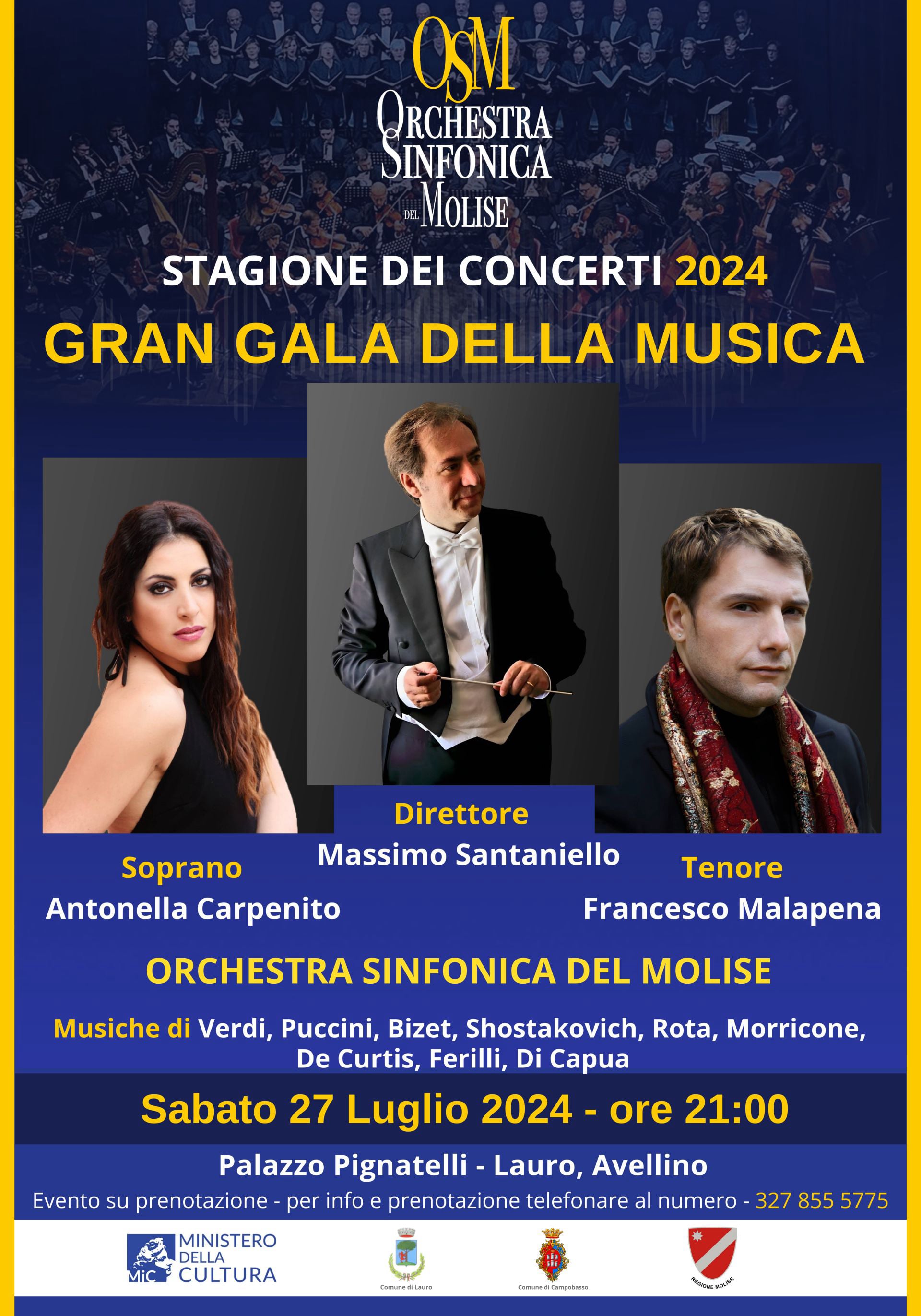 OSM Stagione Concertistica 2024 - Gran gala della musica