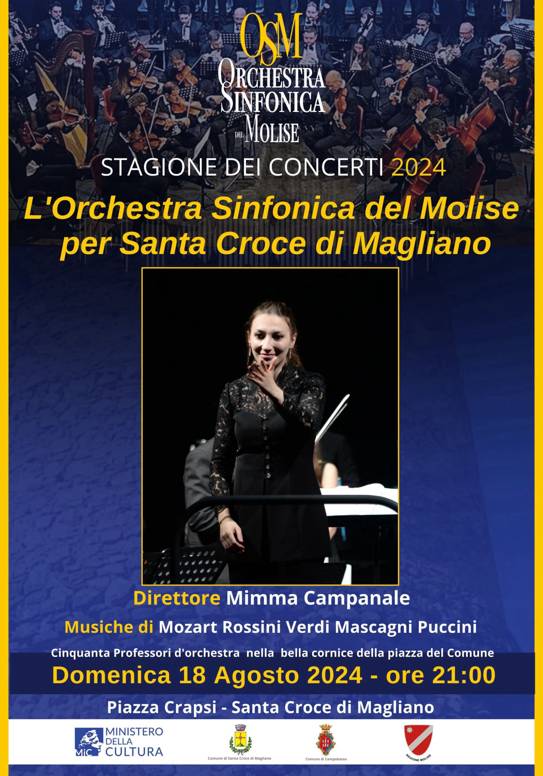 OSM Stagione Concertistica 2024 - OSM per Santa Corcce di magliano